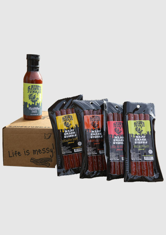 Savory Sauce & Sticks Gift Box - Sauce Junkie