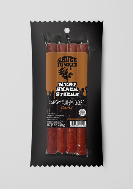 Mesquite BBQ Meat Snack Sticks - Sauce Junkie